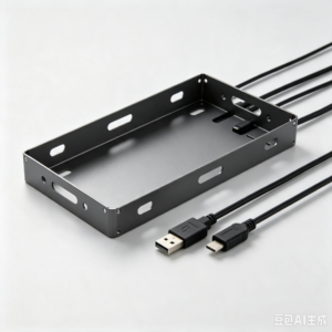 Metal Under‑Desk Cable Management Tray for Office Workstation